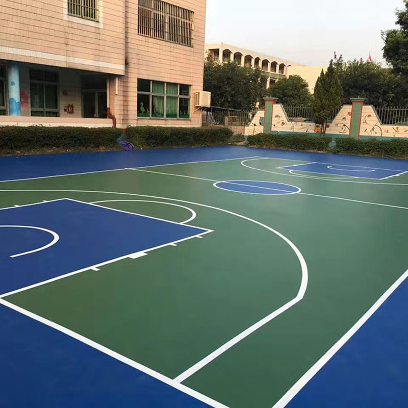 籃球場建設廠家，新國標籃球場施工建設標準